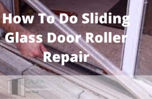 Sliding glass door repair