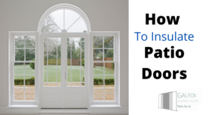 Insulate Patio doors