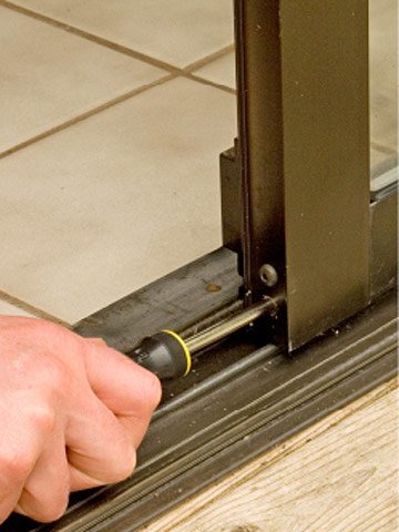 pocket door track repair